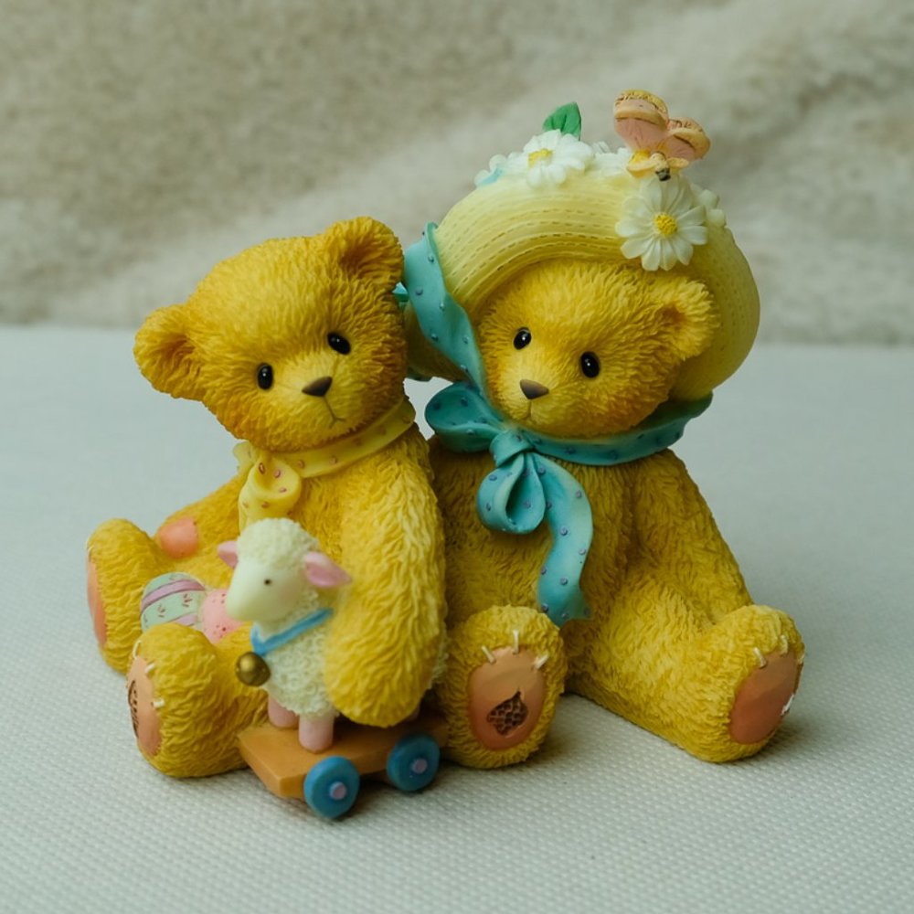 Cherished Teddies Chelsea & Daisy Old Friends 1999 Reunion Event Figurine 597392